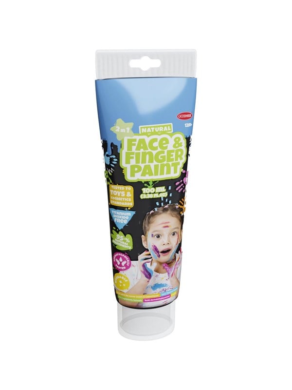 Boti Natural Face & Fingerpaint Tube - Black 100ml