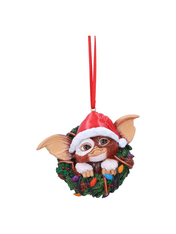 Nemesis Now - Gremlins Gizmo in Wreath julepynt - Figur