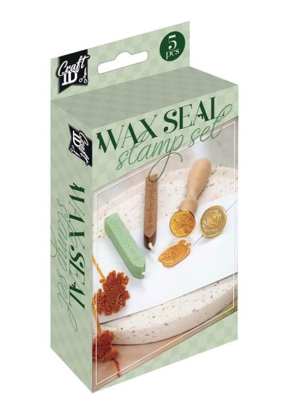 Creative Craft Group Wax seal set. 2 seals and 2 pieces of wax