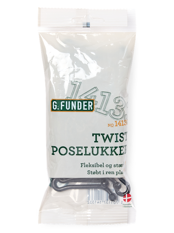 G.Funder Twist Bag sealer 20 pcs. - Danish produced