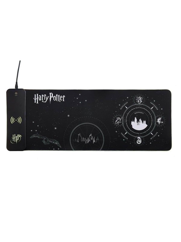 Numskull Harry Potter XL RGB Gaming Mat with 15W Wireless Charger