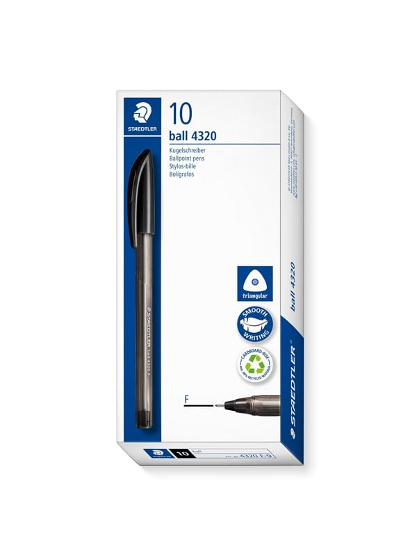 Staedtler Ballpoint pen ball 4320 10 pcs F black