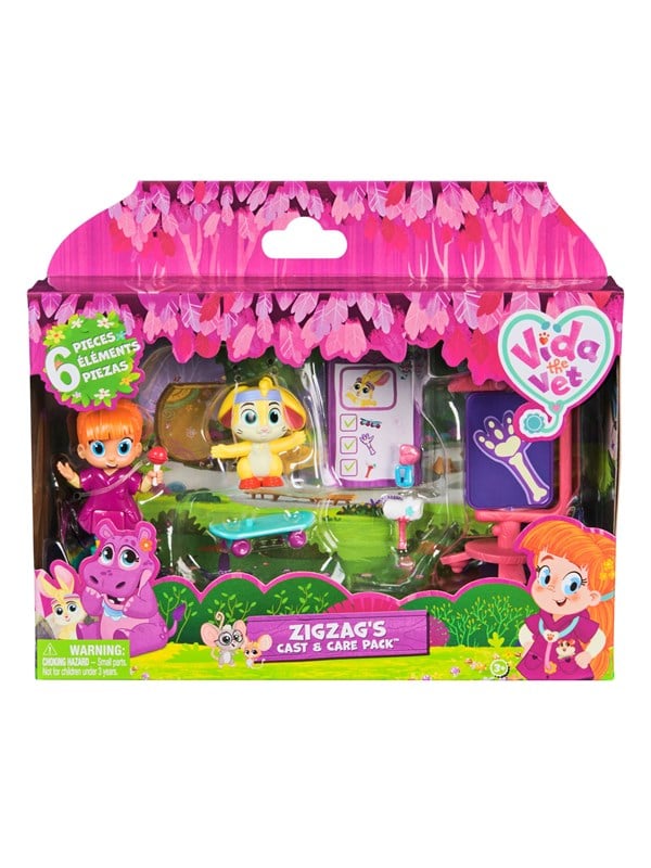 Vida the Vet Figure Story Pack 7.5 cm -Vida&amp;Zigzag