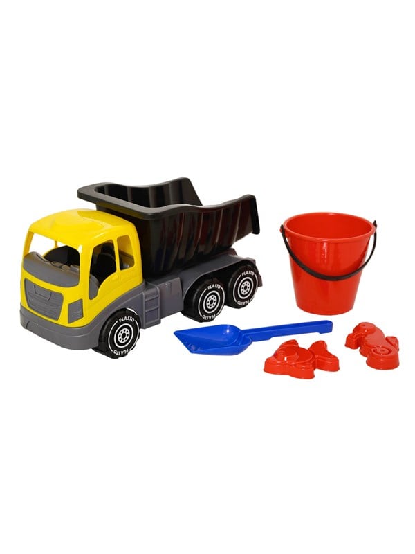 Plasto Truck and sand toys 5 parts
