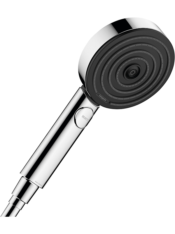 Hansgrohe Pulsify Select EcoSmart hand shower Ø105mm 3 spray types chrome