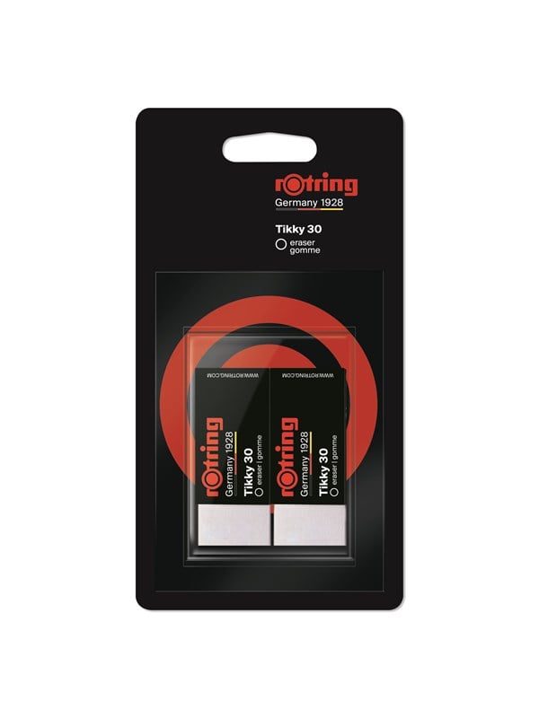 Rotring Tikky 30 Eraser | Pencil Rubber | Erases Polymer & Graphite Pencil Lines