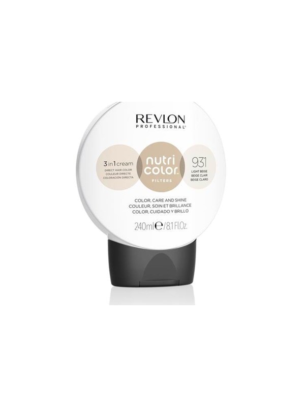 Revlon - Nutri Color Filters Toning 240 ml - 931 Light Beige