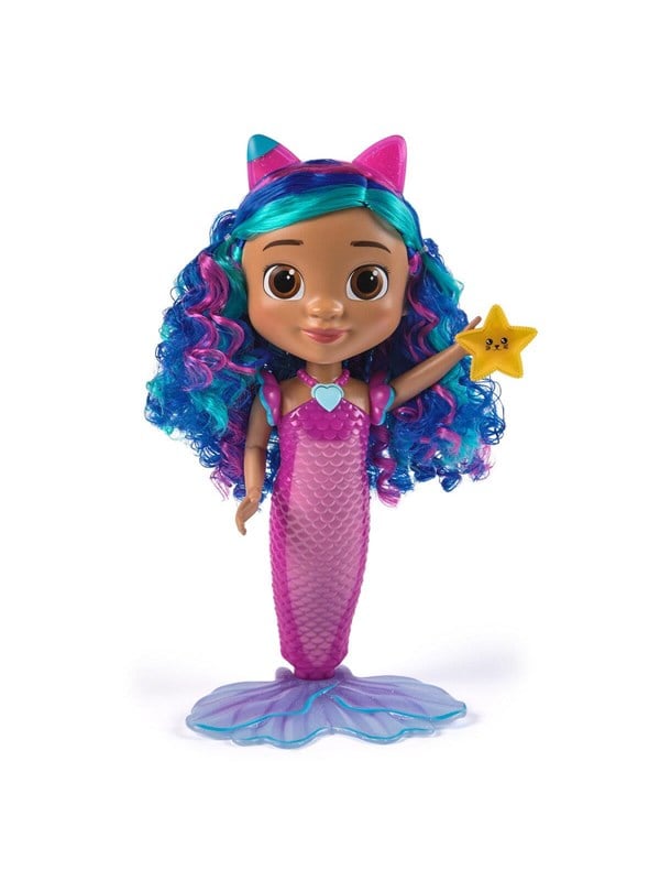 Gabby's Dollhouse Gabby's Movie Sing & Shine Gabby havfrue-dukke, 36 cm