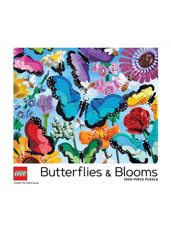 Euromic LEGO Puslespill Sommerfugler og Blomster 1000 brikker