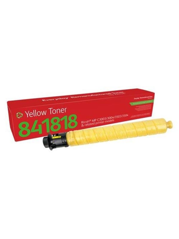 Xerox Everyday - yellow - compatible - remanufactured - toner cartridge (alternative for: Ricoh 841818) - Green World Alliance return programme