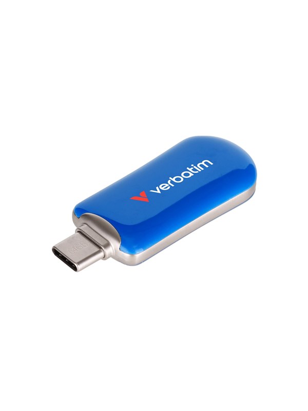 Verbatim Plectra USB-C Flash Drive - 64 GB - 64GB - Minnepenn