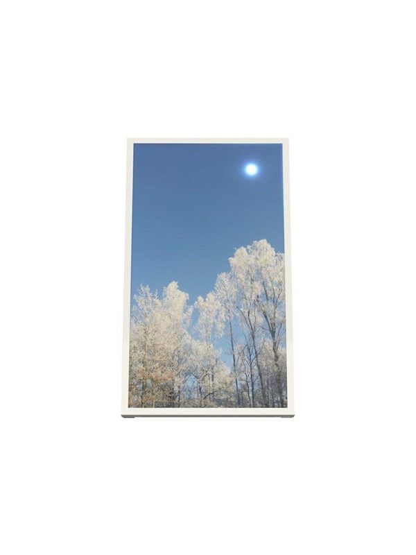 HI-ND EASY mounting kit - for digital signage LCD panel - portrait - white RAL 9003 - Max - recommended for 49"
