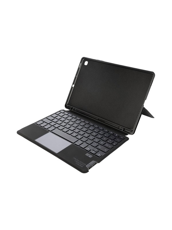 Samsung Tucano F-TUCBCKTABS6L - keyboard and folio case (book cover) - with trackpad - QWERTZ - black Input Device - Tastatur & Foliosett - Svart