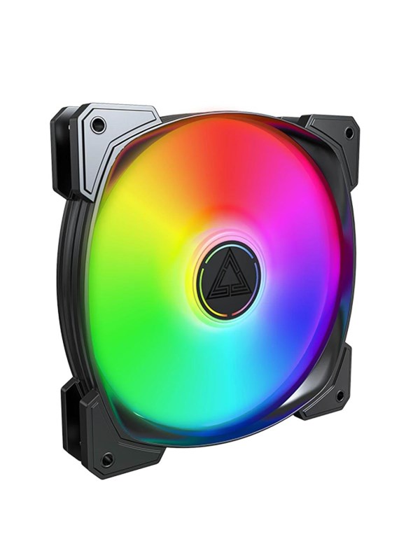 Montech HP140 ARGB PWM Black - Kabinettvifte - 140mm - Svart med RGB LED-lys - 30 dBA