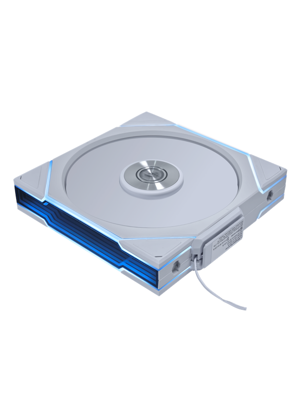 Lian Li UNI FAN TL Wireless Reverse - Kabinettvifte - 140mm - Hvit med RGB-lys - 31 dBA