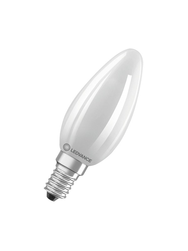Osram LED-lyspære Candle 470lm 4,8W/827 (40W) Frosted Dimmable E14