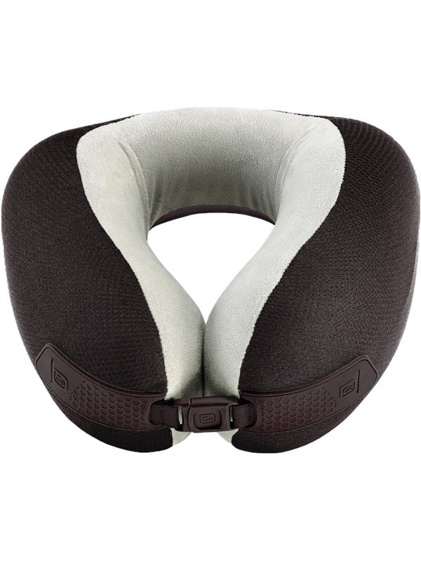 Go Travel Memory foam kudde med blå detalj