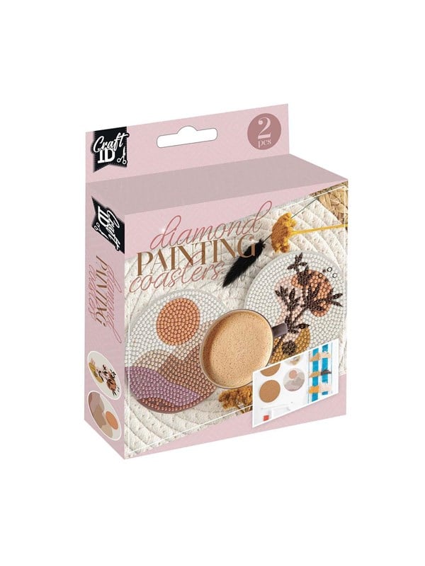 Creative Craft Group Making Diamond Painting Coasters