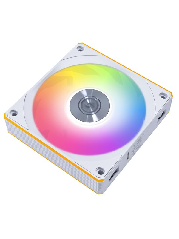 Lian Li UNI FAN CL Wireless - Kabinettvifte - 120mm - Hvit med RGB-lys - 30 dBA