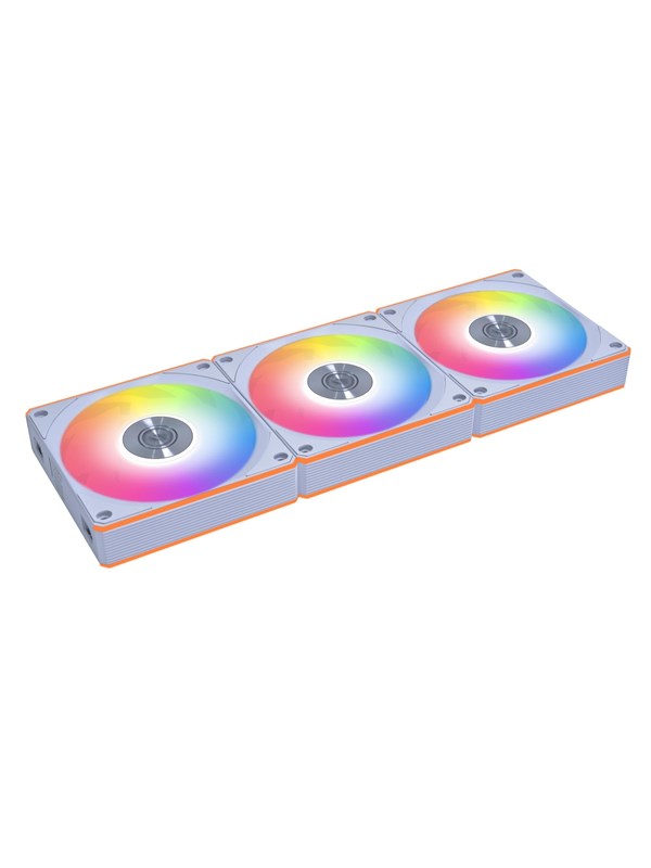 Lian Li UNI FAN CL Wireless Reverse (3-Pack) - Kabinettvifte - 120mm - Hvit med RGB-lys - 31 dBA