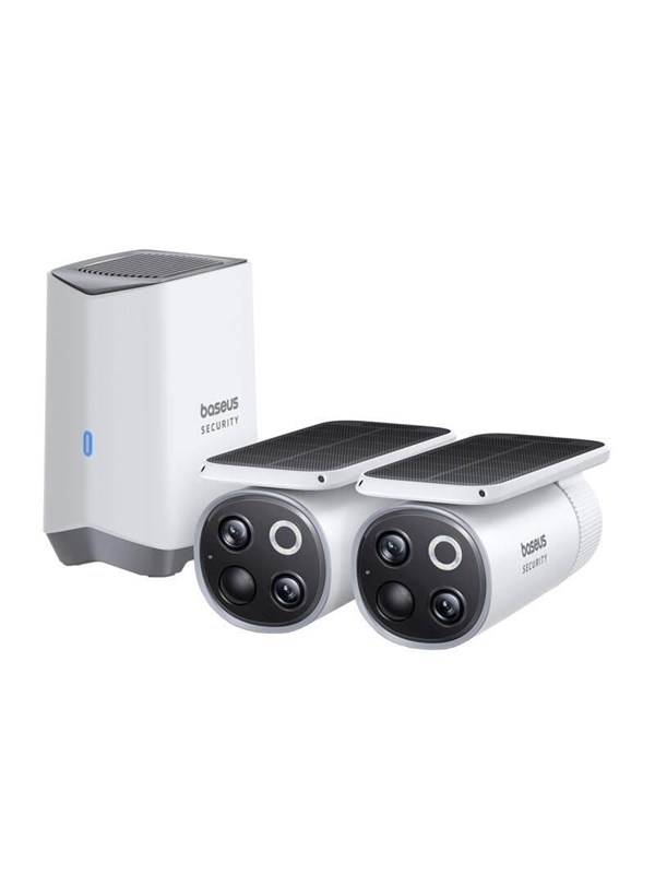 Baseus S1 Pro 3K Dual Outdoor Camera - White