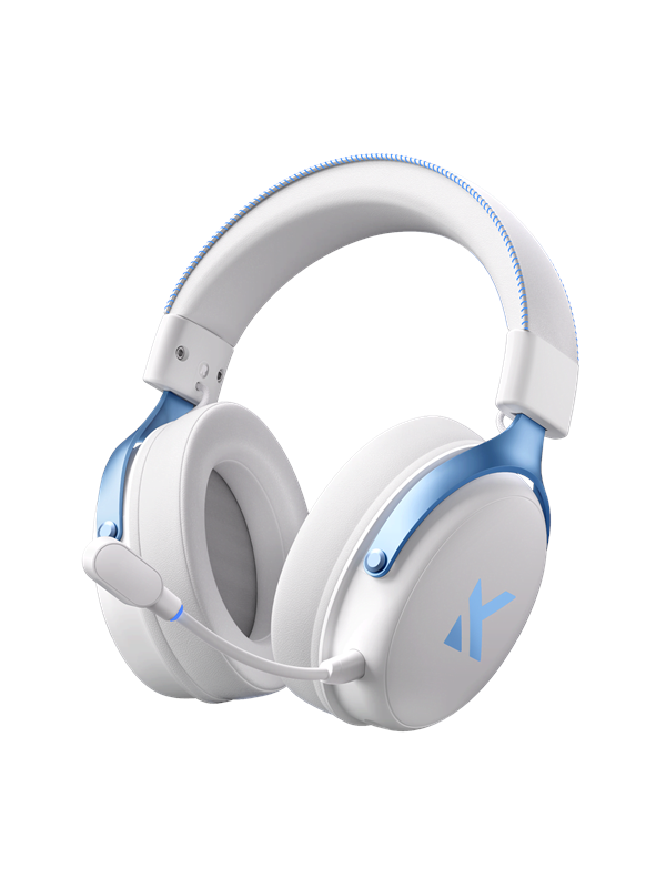 MCHOSE V9 Pro Wireless Gaming Headset - Sky White