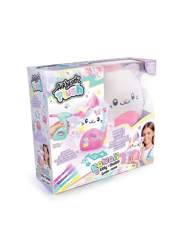 Airbrush Plush KAWAII KITTY