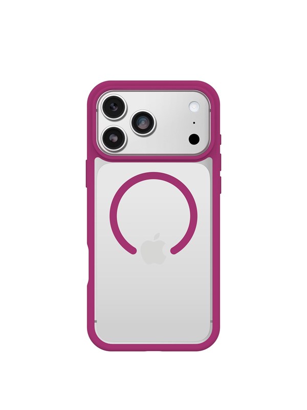 React MagSafe Apple iPhone 17 Pro Max Rose Crystal - clear/pink