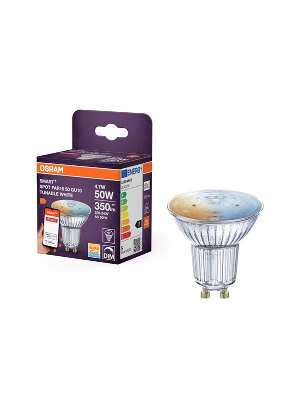 Osram SMART+ PAR16 350lm 4.7W/827-865 (50W) GU10 36° Zigbee