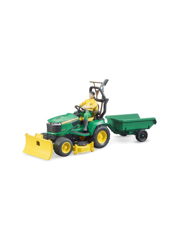 Bruder bworld John Deere plenklipper med tilhenger lekesett