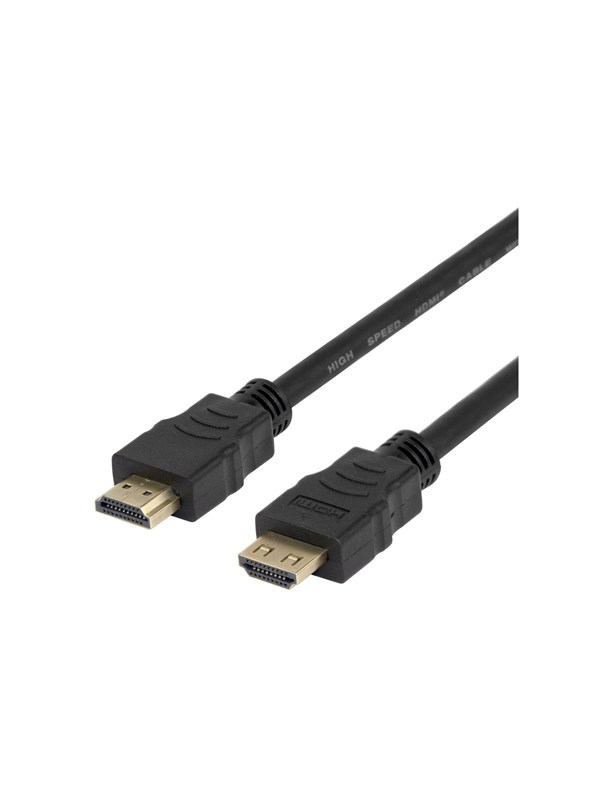 Deltaco HDMI cable with Ethernet - 2 m