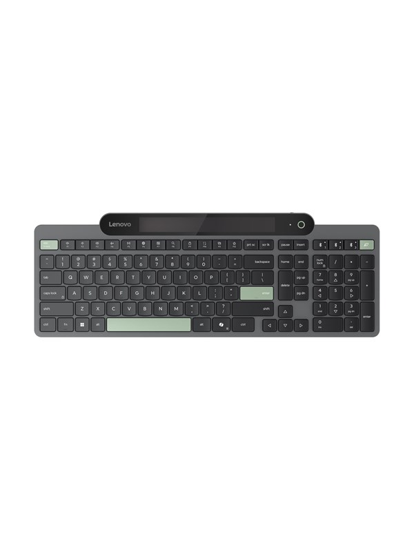 Lenovo Self-Charging Bluetooth Keyboard Nordic - Tastatur - Nordisk - Svart