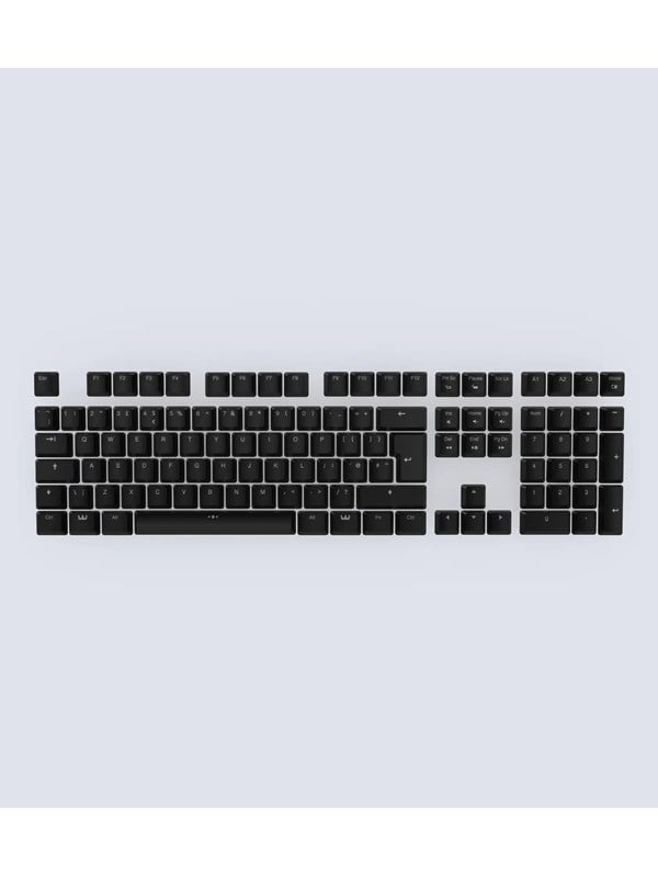 Wooting ABS ISO Keycaps - Tastehetter - Engelsk (Storbritannia) - Svart