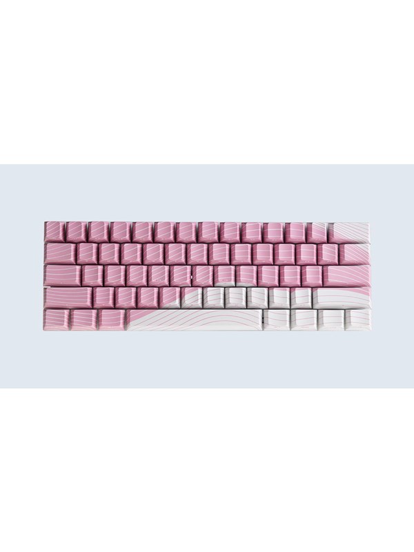 Wooting Magnetic Waves ANSI Keycaps - Blossom Pink edition - Tastehetter - Engelsk (USA) - Rosa