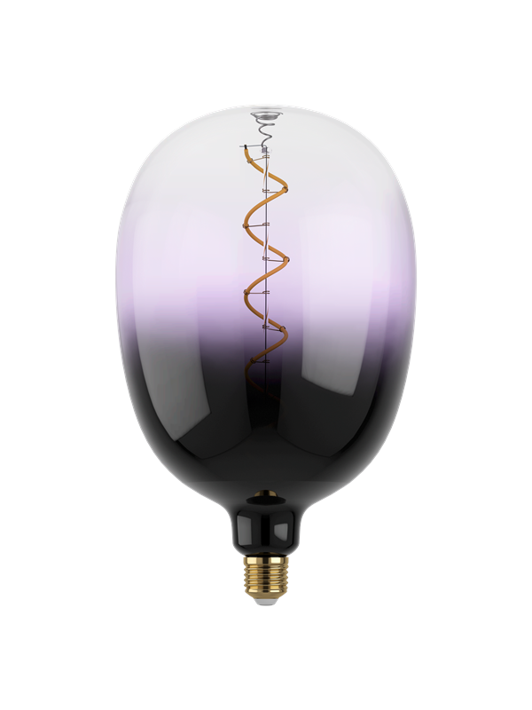 EGLO LED-lyspære T180 DECO SPIRAL 4W 85LM 1800K DIM. LILLA E27