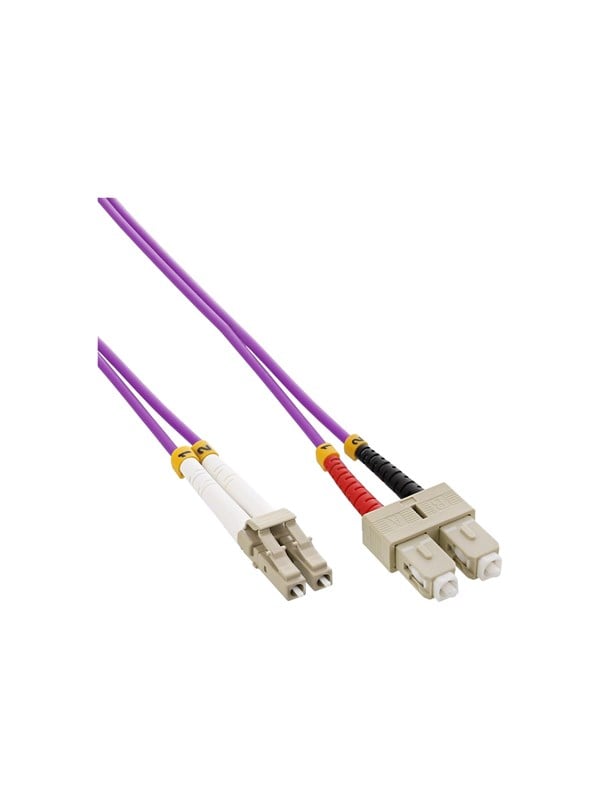 InLine patch cable - 1 m - 1 m - purple - Purpur - 1m