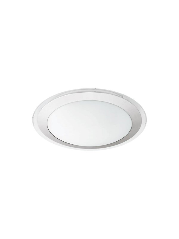 EGLO COMPETA 1 TAKLAMPE Ø350 15.6W 1900LM HVIT/SØLV