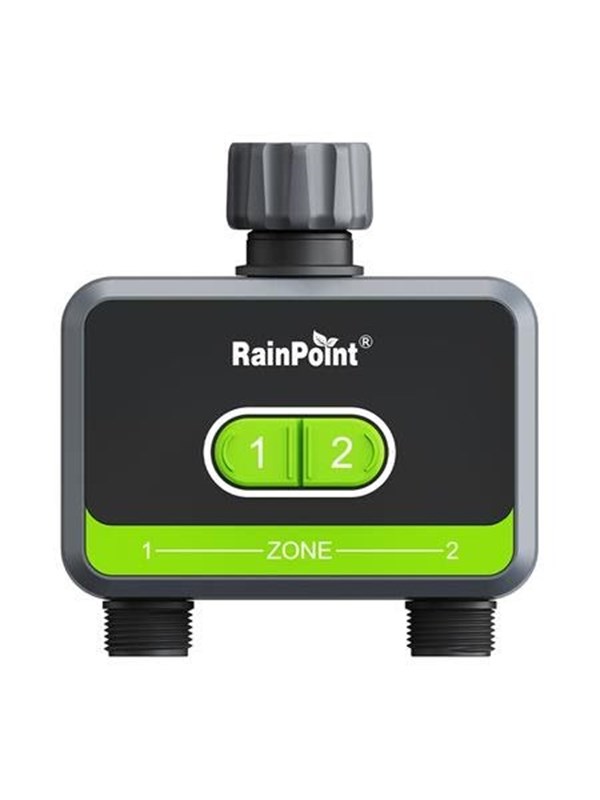 RainPoint 2-Zone Irrigation Controller with App