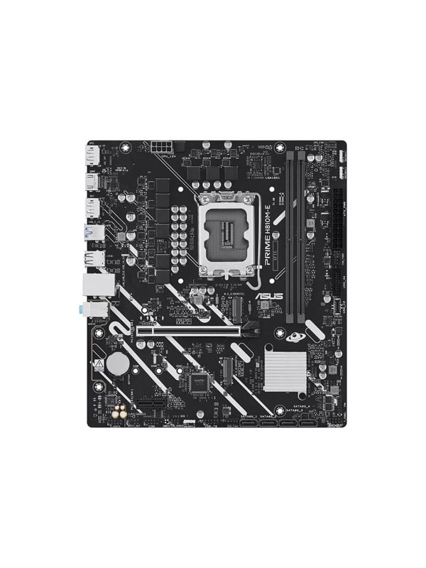 ASUS PRIME H810M-E-CSM Hovedkort - Intel H810 - Intel LGA1851 - DDR5 RAM - Micro-ATX