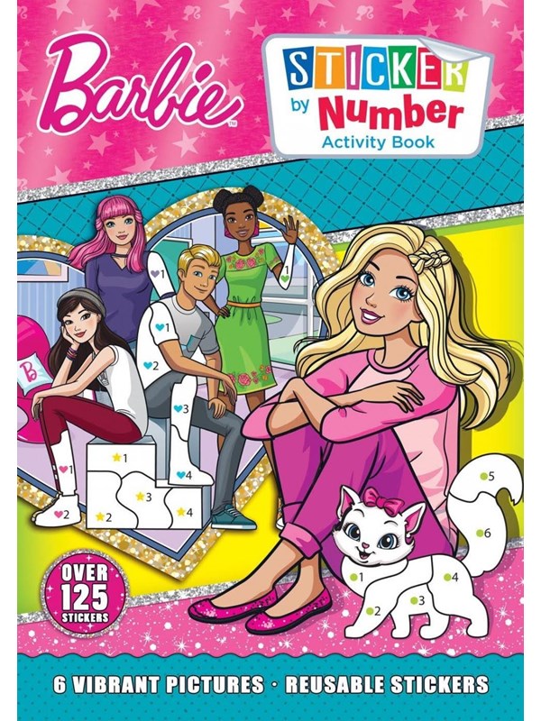 Alligator BARBIE Sticker Book