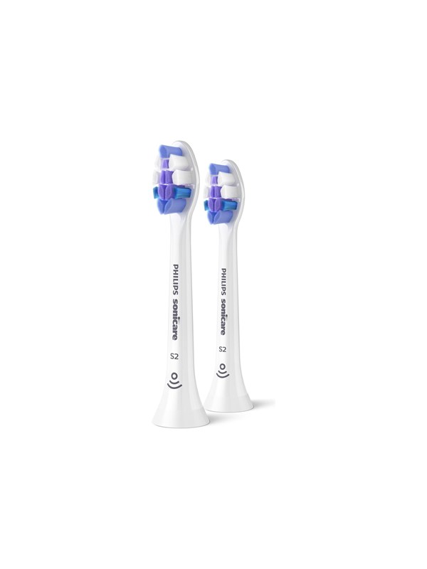Philips Børstehoder Sonicare S2 Sensitive HX6052 - replacement brushhead - white