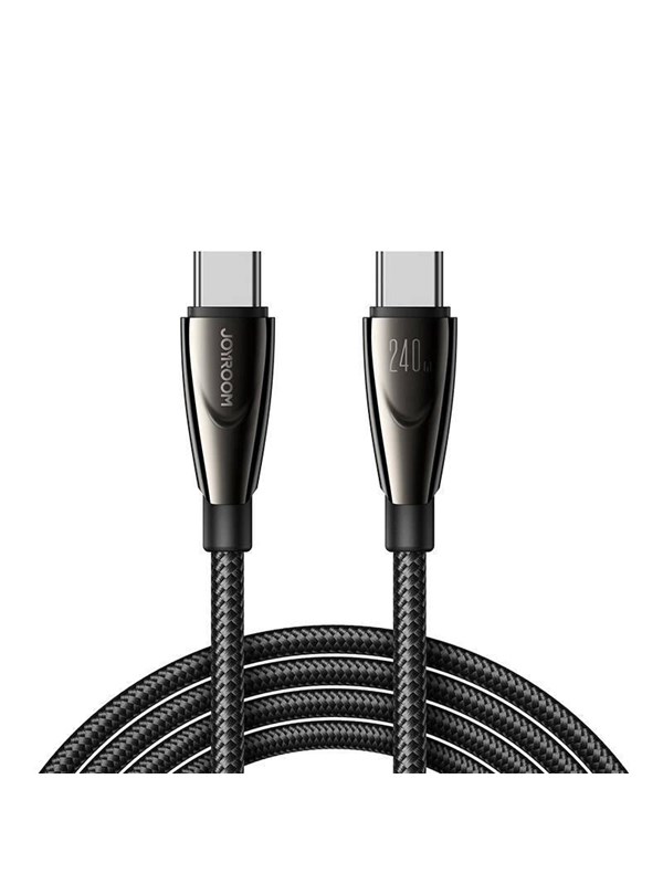 Joyroom Kabel Pioneer 240W USB C til USB C SA31-CC5 / 240W/ 1,2m (svart)