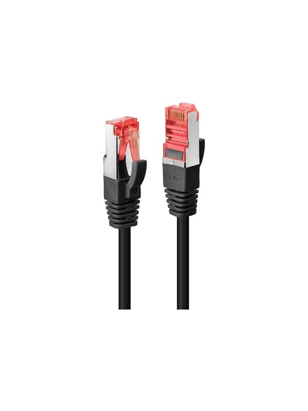 Lindy patch cable - 7.5 m - black - Svart - 7.5m