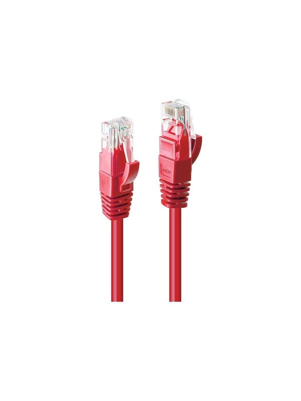 Lindy patch cable - 10 m - red - Rød - 10m