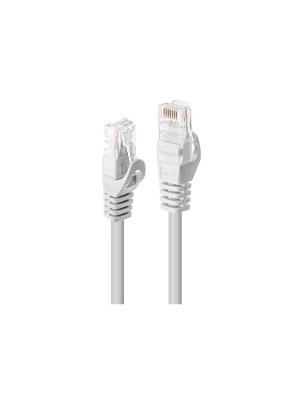 Lindy Basic patch cable - 30 cm - white - Hvit - 0.3m
