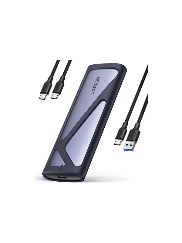 UGREEN - storage enclosure - 10 Gbps - M.2 Card (PCIe NVMe & SATA) - USB 3.2 (Gen 2)