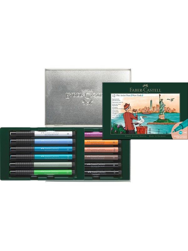 Faber-Castell India ink Pitt Artist Pen set New York