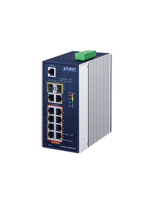 PLANET IGS-4215-8P2T2S - switch - Managed