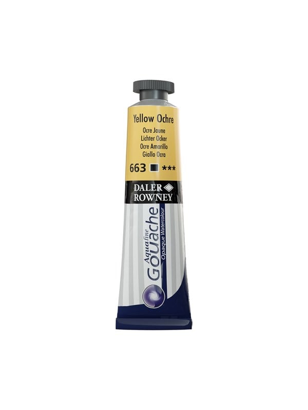 Daler-Rowney Aquafine Gouache 15ml Yellow Ochre