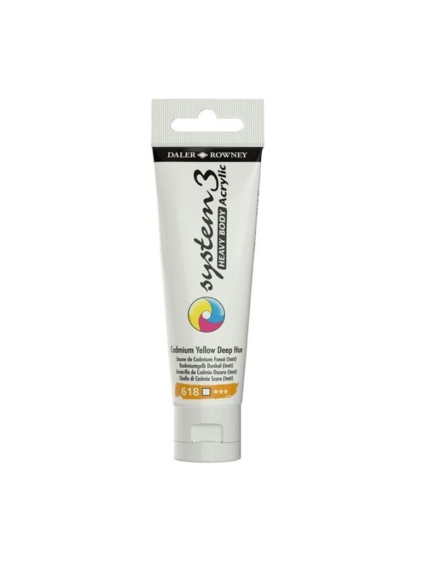 Daler-Rowney System3 Heavy Body 59 ml Cadmium Yellow Deep Hue